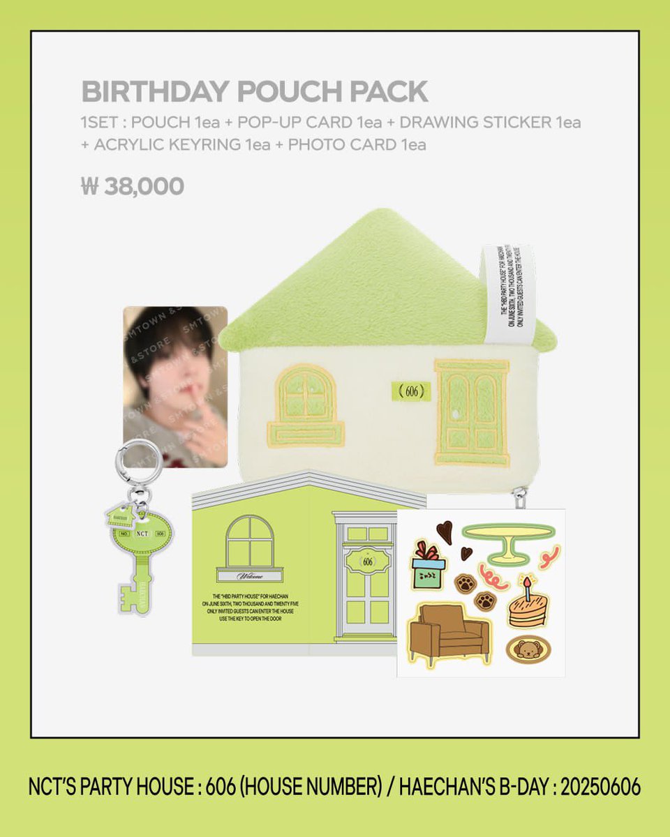 ⋆. 𐙚 OPEN PRE-ORDER MD BIRTHDAY HAECHAN ⋆. 𐙚

BIRTHDAY PARTY CARD
⋆. 𐙚 100k DP 45K ⋆. 𐙚

BIRTHDAY POUCH PACK 
⋆. 𐙚  420K DP 200k ⋆. 𐙚

✅ Bersih ina 🇮🇩 
✅ emstax 
✅ Group Order (GO)
       wa / line