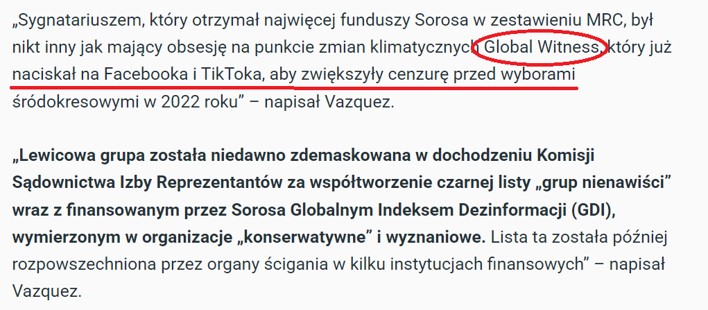 Okazuje się, że ten raport Global Witness, na który powołuje się Wyborcza, a który Giertych wykorzystuje do snucia narracji o „chińskiej ingerencji w wybory”, powstał – uwaga – na podstawie trzech świeżo założonych kont na TikToku, analizowanych przez zaledwie 10 minut pod kątem
