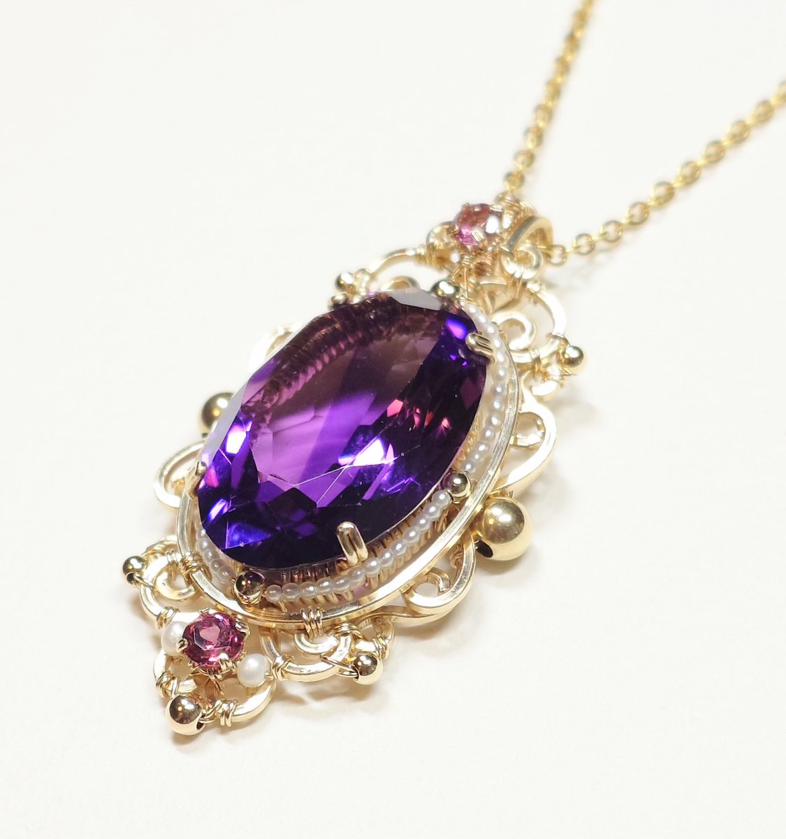 ピンクトルマリン♡恋愛運急上昇激レア恋愛勝者人生勝ち組妖艶ネックレス ピンクトルマリン♡恋愛運急上昇激レア恋愛勝者人生勝ち組妖艶