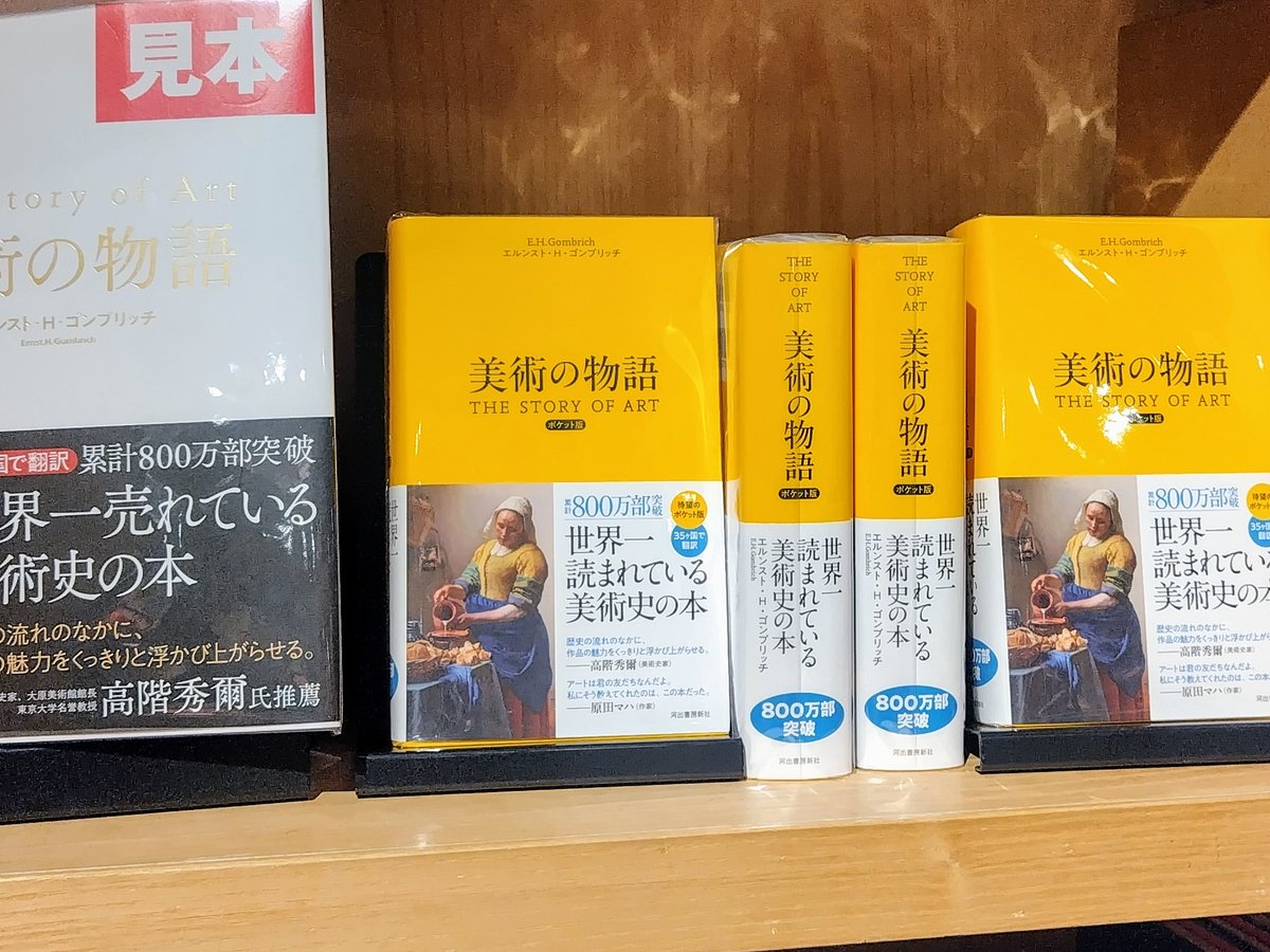 ＼再入荷／
#美術の物語　ポケット版

洞窟画から現代アートまで、物語を紡ぐようにアートの歴史がわかる名著のポケット版。
次回の重版はまたかなり先になりそうです！ぜひお早めに🖌

▼Tサイト
store.tsite.jp/item-detail/ar…
▼Yahoo!ショッピング
store.shopping.yahoo.co.jp/g-tsutayabooks…