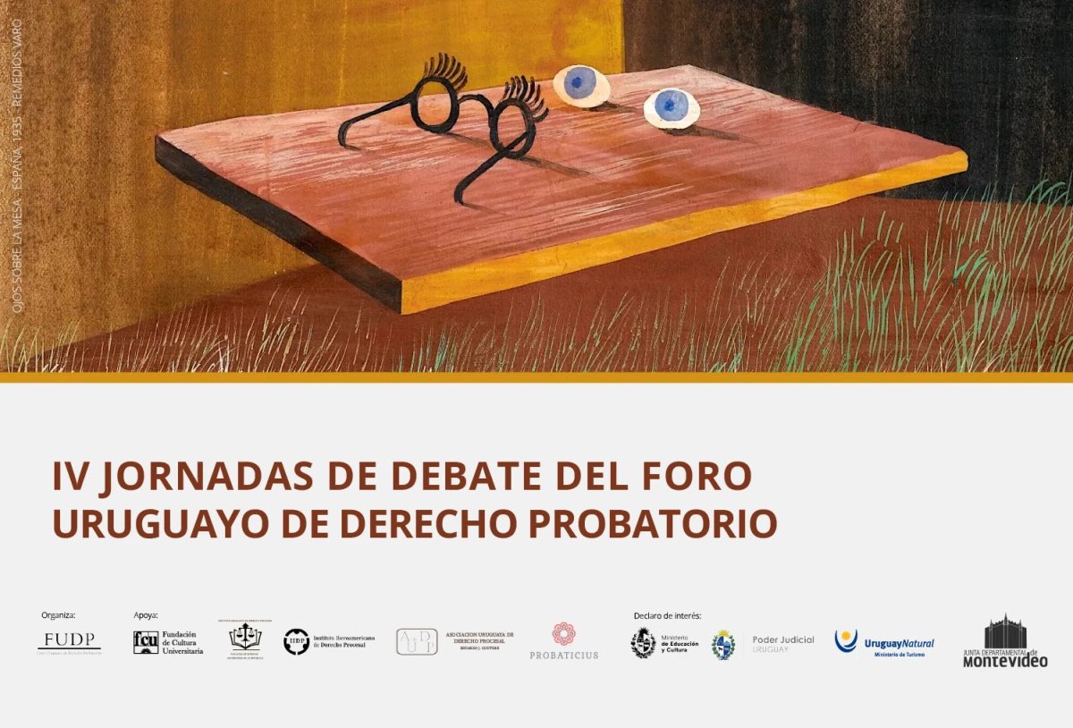 Foro Uruguayo de Derecho Probatorio (@fprobatorio) on Twitter photo Se agendaron las IV Jornadas de Debate del <a href="/FProbatorio/">Foro Uruguayo de Derecho Probatorio</a> ⁉️
🔜Inscripciones <a href="/FCUniversitaria/">Fundación de Cultura Universitaria</a>: fcu.edu.uy/eventos/iv-jor…
🔥Programa: fcu.edu.uy/uploads/2025/0… Se agendaron las IV Jornadas de Debate del <a href="/FProbatorio/">Foro Uruguayo de Derecho Probatorio</a> ⁉️
🔜Inscripciones <a href="/FCUniversitaria/">Fundación de Cultura Universitaria</a>: fcu.edu.uy/eventos/iv-jor…
🔥Programa: fcu.edu.uy/uploads/2025/0…