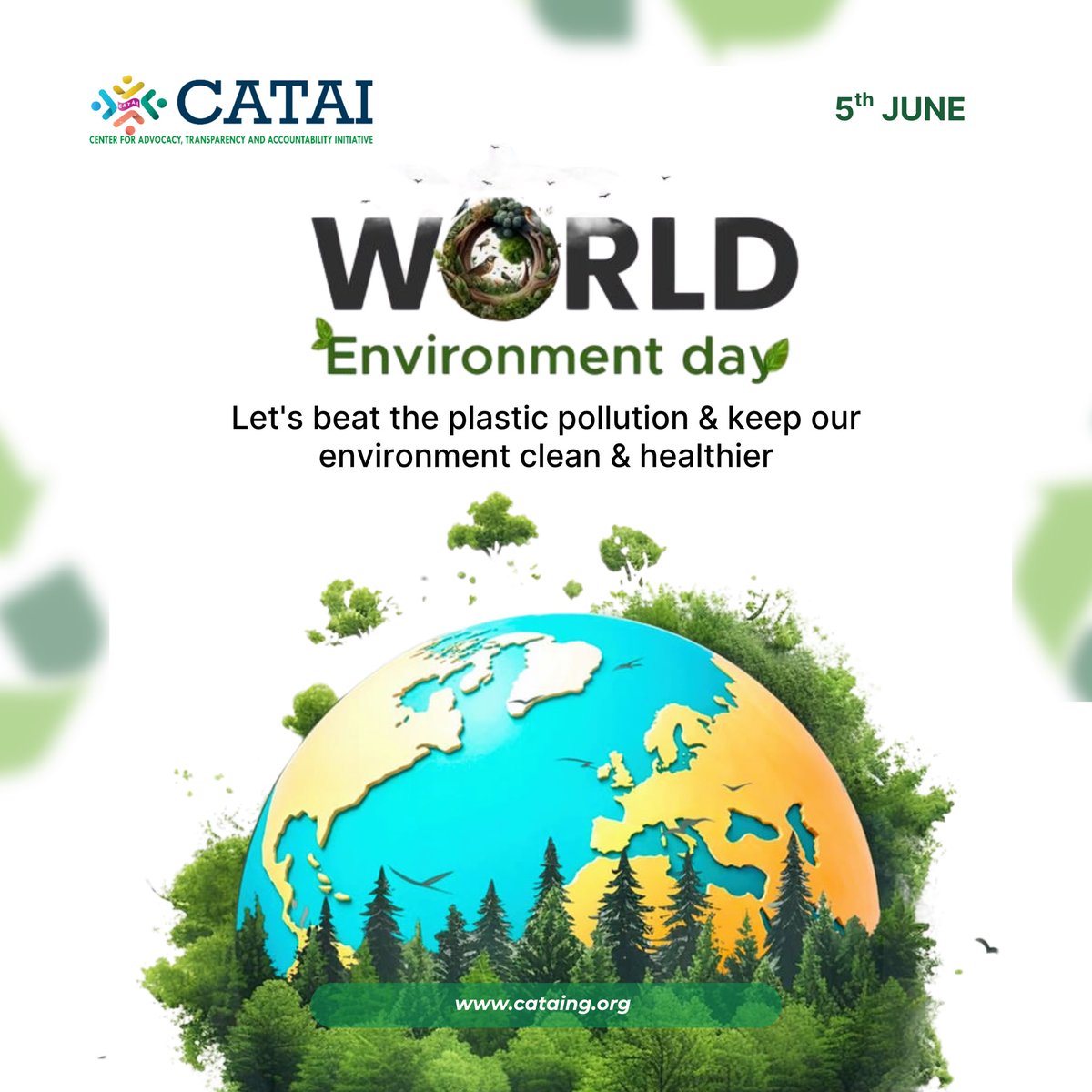 CENTER_CATAI (@cataicenter) on Twitter photo 🌍 Today is #WorldEnvironmentDay2025
Theme: Beat Plastic Pollution ♻️
At <a href="/CataiCenter/">CENTER_CATAI</a>, we’re committed to creating cleaner, greener communities by tackling plastic waste. Together, we protect our planet. 💚
#BeatPlasticPollution #ActForEarth #EnvironmentDay #Youth4GreenEco 🌍 Today is #WorldEnvironmentDay2025
Theme: Beat Plastic Pollution ♻️
At <a href="/CataiCenter/">CENTER_CATAI</a>, we’re committed to creating cleaner, greener communities by tackling plastic waste. Together, we protect our planet. 💚
#BeatPlasticPollution #ActForEarth #EnvironmentDay #Youth4GreenEco