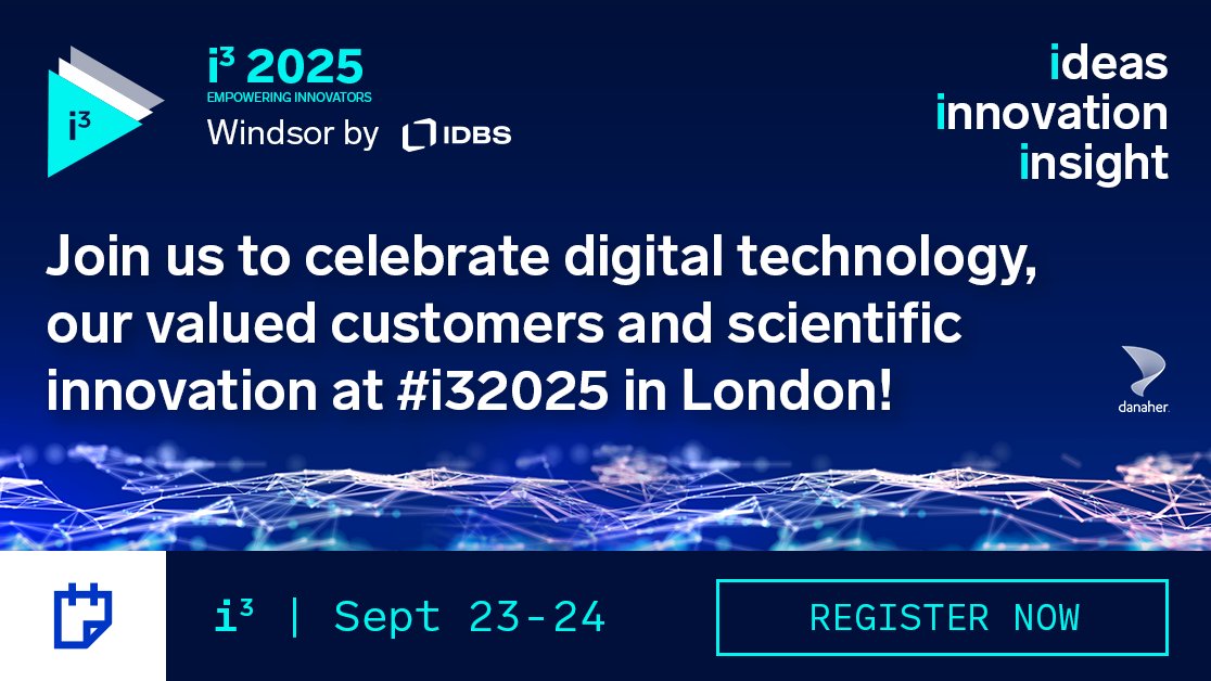 🚨 Breaking News: Eisai &amp; KBI Biopharma Join i3 Europe 2025 Lineup! 🚨

🔗 Register now to secure your spot and be part of the conversation shaping the future of R&amp;D: ow.ly/abhw50W4HNi 

#i3Europe2025 #LifeSciences #IDBS #Eisai #KBIBiopharma #Automation #DataStrategy