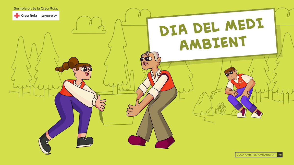 Cuidar del Medi Ambient #ValOr. Per això treballem cada dia per a crear consciència, protegir els recursos i actuar en benefici del planeta i les persones que l'habiten🌎
 
🎟️Compra la teva butlleta a www2.cruzroja.es/web/sorteo-del…
