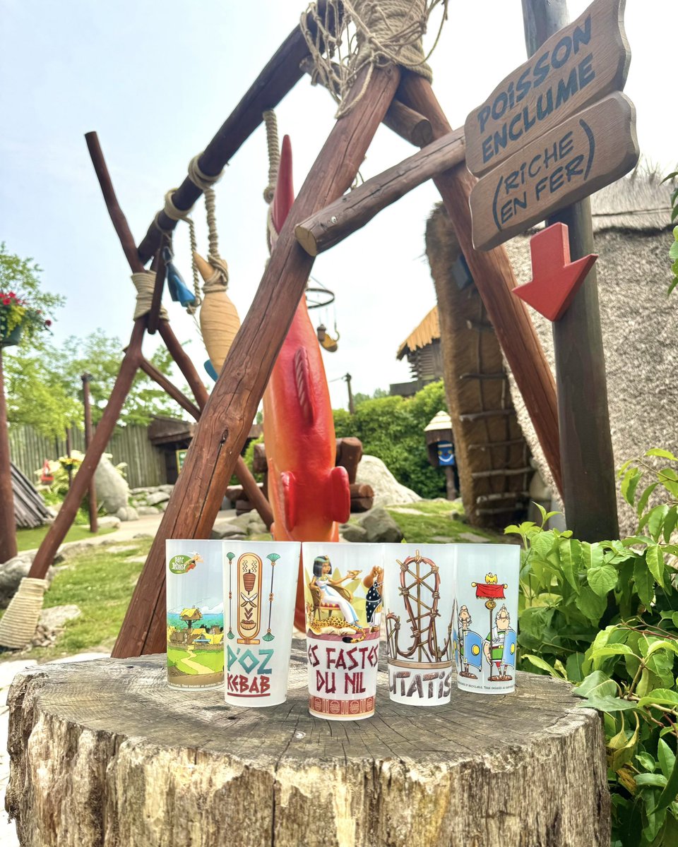 #ParcAstérix #Saison2025 | Coup de projecteur sur nos éco-cups réutilisables en ce jour dédié à l’environnement 🌍 Qui parmi vous les collectionne ? 🥤