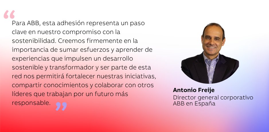 ABB en España (@abb_spain) on Twitter photo ABB ha dado un nuevo paso en su compromiso con un futuro más sostenible al incorporarse como nueva entidad socia de Forética, la organización líder en sostenibilidad y responsabilidad social empresarial en España y Latinoamérica. Más info: new.abb.com/news/es/detail… 
#ABB  #Outrun ABB ha dado un nuevo paso en su compromiso con un futuro más sostenible al incorporarse como nueva entidad socia de Forética, la organización líder en sostenibilidad y responsabilidad social empresarial en España y Latinoamérica. Más info: new.abb.com/news/es/detail… 
#ABB  #Outrun