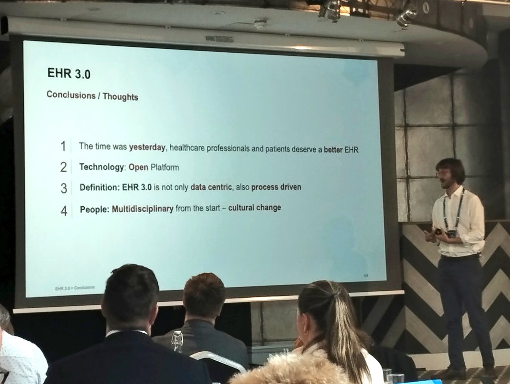 ¿Cómo alcanzar una verdadera #HCE 3.0? 🚀 Gran presentación del equipo de <a href="/jpieraj/">Jordi Piera i Jiménez</a> y <a href="/xabiermich/">Xabier Michelena Vegas</a> en la <a href="/bettercareIT/">Better</a> Conference 🔝