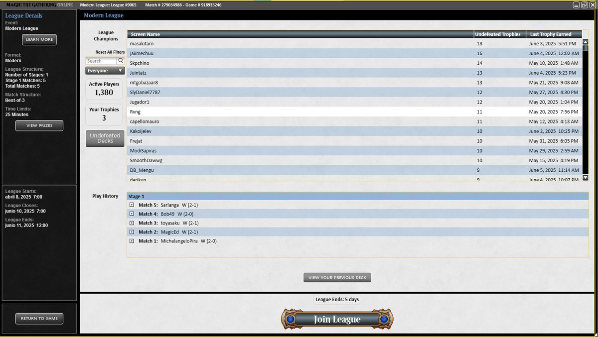 9-1 in STREAMING! new pet deck, you can see how we test everyday in my twitch channel:twitch.tv/cris_mtg

<a href="/fireshoes/">Robert Taylor🔥</a>