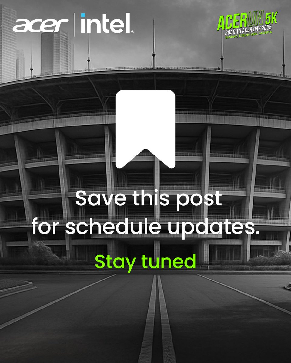 acerID's tweet image. A  Limit Trial - Trial lari sebelum hari H

Untuk informasi pendaftaran, stay tune update di @acerid dan cek link registrasi di bio. See you there!

P.S. Semua aktivitas terbuka untuk umum, tidak terbatas hanya untuk peserta ACERUN.

#AcerID #ACERUN #WeeklyBreakers
