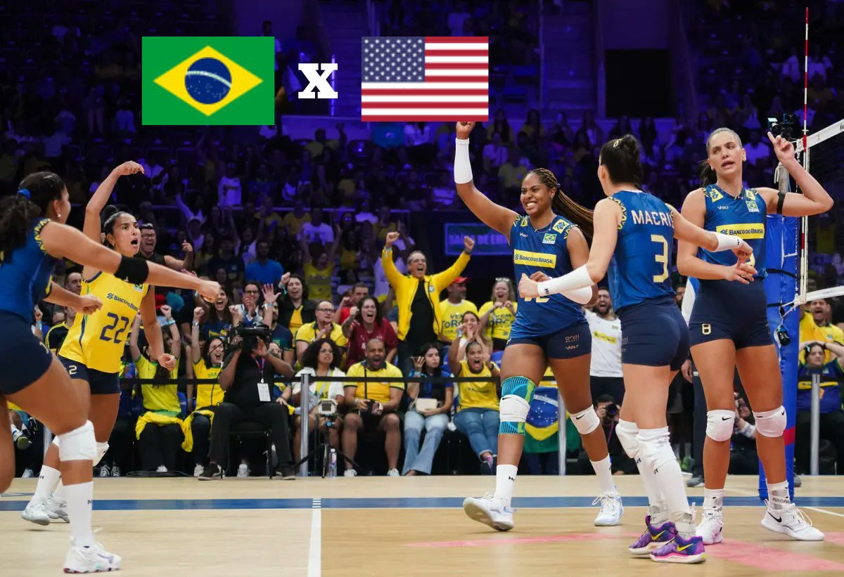 DIA DE CLÁSSICO!!!

🏆VNL Feminina
⚔️Brasil x Estados Unidos 
🕛21h
🏟️Maracanãzinho 
📍Rio De Janeiro, Brasil 
📺#VoleiNoSportv, #VBTV

💚💛💙🤍