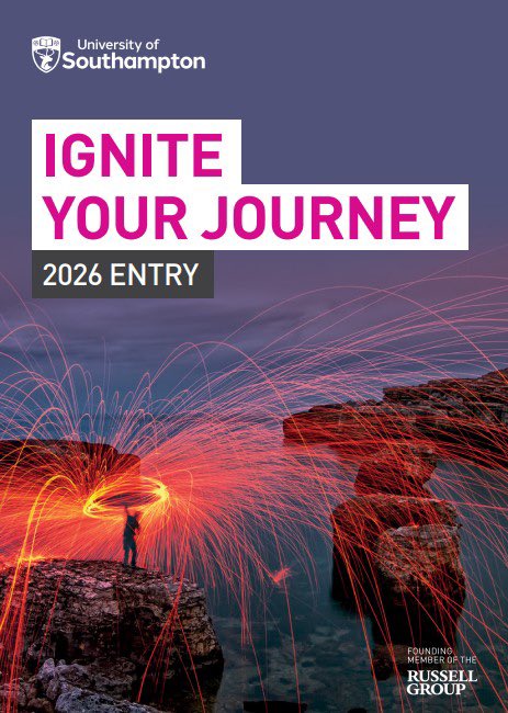 Applications for our Ignite your Journey programme are open to students currently in Year 12.

Ignite your Journey is a widening participation programme designed to support university applications and the transition to HE.

southampton.ac.uk/igniteyourjour…

 Applications close 09/7/25