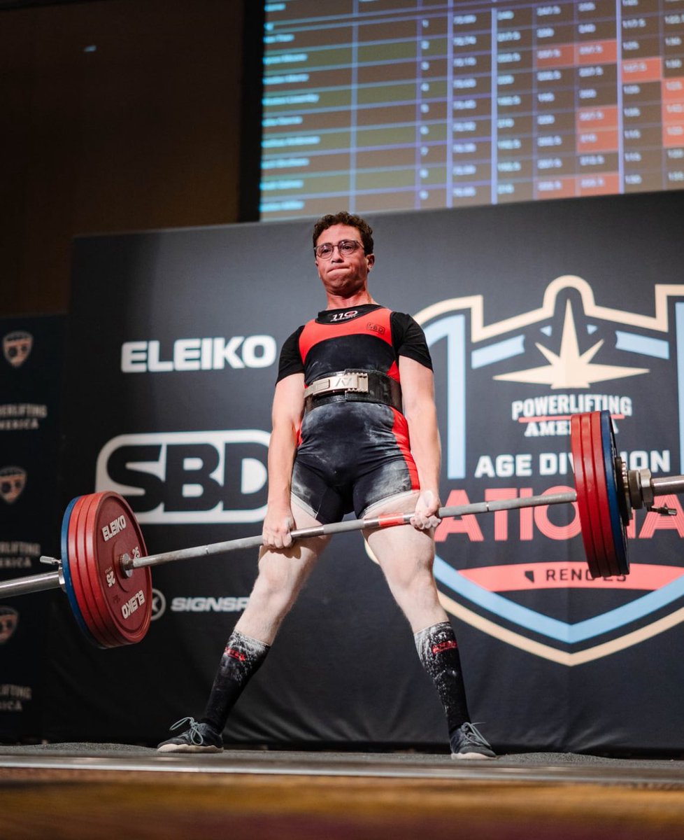 robsatloff's tweet image. Huge family achievement: my 17-year-old son David lifted a personal best 491 lbs (deadlift) and went 8 for 9 at Powerlifting America Age Division National Championships in Reno last weekend. Way to go, Diesel Dave!