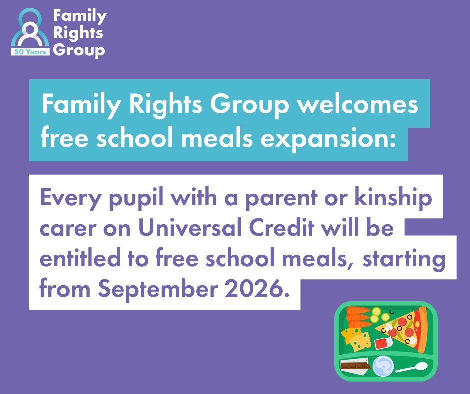 📢 We welcome today’s announcement that every pupil with a parent or kinship carer on Universal Credit will be entitled to free school meals from September 2026.

A much-needed step forward for families who are struggling financially.

Full announcement: ow.ly/5Lo750W4Ifh