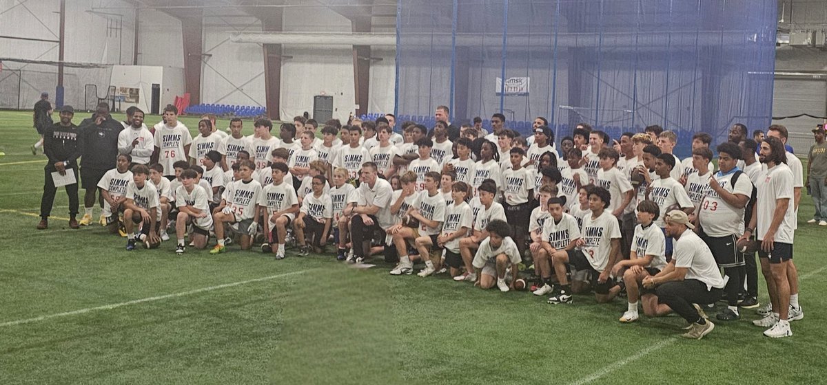 Brayden Berkley (@braydenberkley) on Twitter photo Thank you to the trainers and coaches who took the time to participate in the <a href="/SimmsComplete/">Simms Complete</a> football camp last night. It was a great experience.
#76 #WR #TE #DE
<a href="/jagsayf/">Jackson_JagsAYF</a> <a href="/nextlvlculture/">Next Level Culture</a> <a href="/TopPreps/">SPORTS NEWS, VIDEOS, GRAPHICS, EXPOSURE & MORE</a>
<a href="/SportPrepX/">SportPrepX</a> <a href="/YAthletesF/">Young Athletes Fitness</a> <a href="/AScholarsBrand/">Athletic Scholars Brand Inc.</a> <a href="/Day1toD1/">Day1 to D1</a> Thank you to the trainers and coaches who took the time to participate in the <a href="/SimmsComplete/">Simms Complete</a> football camp last night. It was a great experience.
#76 #WR #TE #DE
<a href="/jagsayf/">Jackson_JagsAYF</a> <a href="/nextlvlculture/">Next Level Culture</a> <a href="/TopPreps/">SPORTS NEWS, VIDEOS, GRAPHICS, EXPOSURE & MORE</a>
<a href="/SportPrepX/">SportPrepX</a> <a href="/YAthletesF/">Young Athletes Fitness</a> <a href="/AScholarsBrand/">Athletic Scholars Brand Inc.</a> <a href="/Day1toD1/">Day1 to D1</a>
