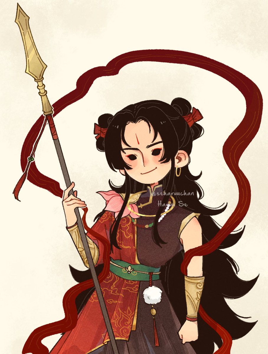 Just wanna post my little design for Nezha