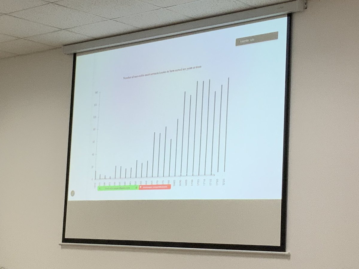Our last paper at #KQ14 w/Session 3.5 Courtiers as Employees? Working Conditions in Early Modern Courts II: Fabian Persson “Rewarding staying power: Usefulness, uselessness &amp; service at the Swedish court”, increasing number of long serving, aged servants w/impressive job security