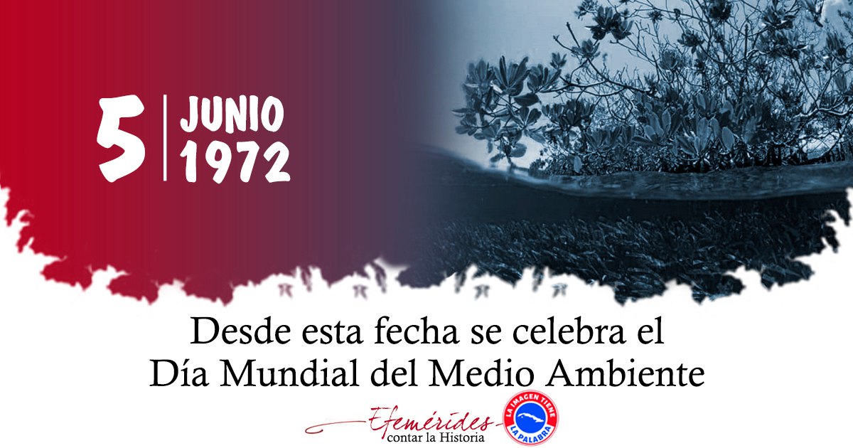 Hoy es el Día Mundial del Medio Ambiente. Como alertó #Fidel hace más de 30 años, la especie humana corre el peligro de desaparecer por los patrones irracionales de consumo del capitalismo. #CubaPorLaVida
#CubaEsSalud 
#EPASECAvila