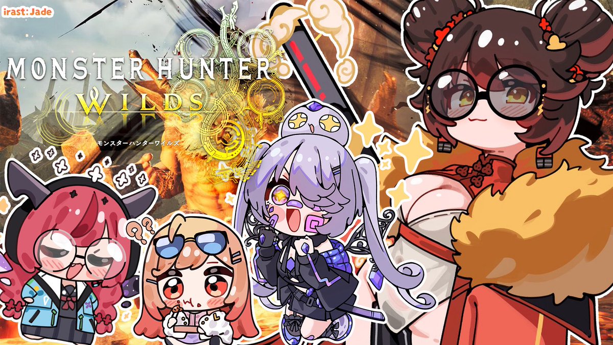 - ̗̀📣明日JST6/6 22:00START

実は前に夢の国に行きまして……
夢の国メンバーでトークでもしながら1狩り行こうぜ!!

タグはCHATGPT命名の   #Rojulys 😘
アイリス＆びぶー＆りりか＆ろぼこ😘

youtube.com/live/DdyaRiDSK… <a href="/YouTube/">YouTube</a>より