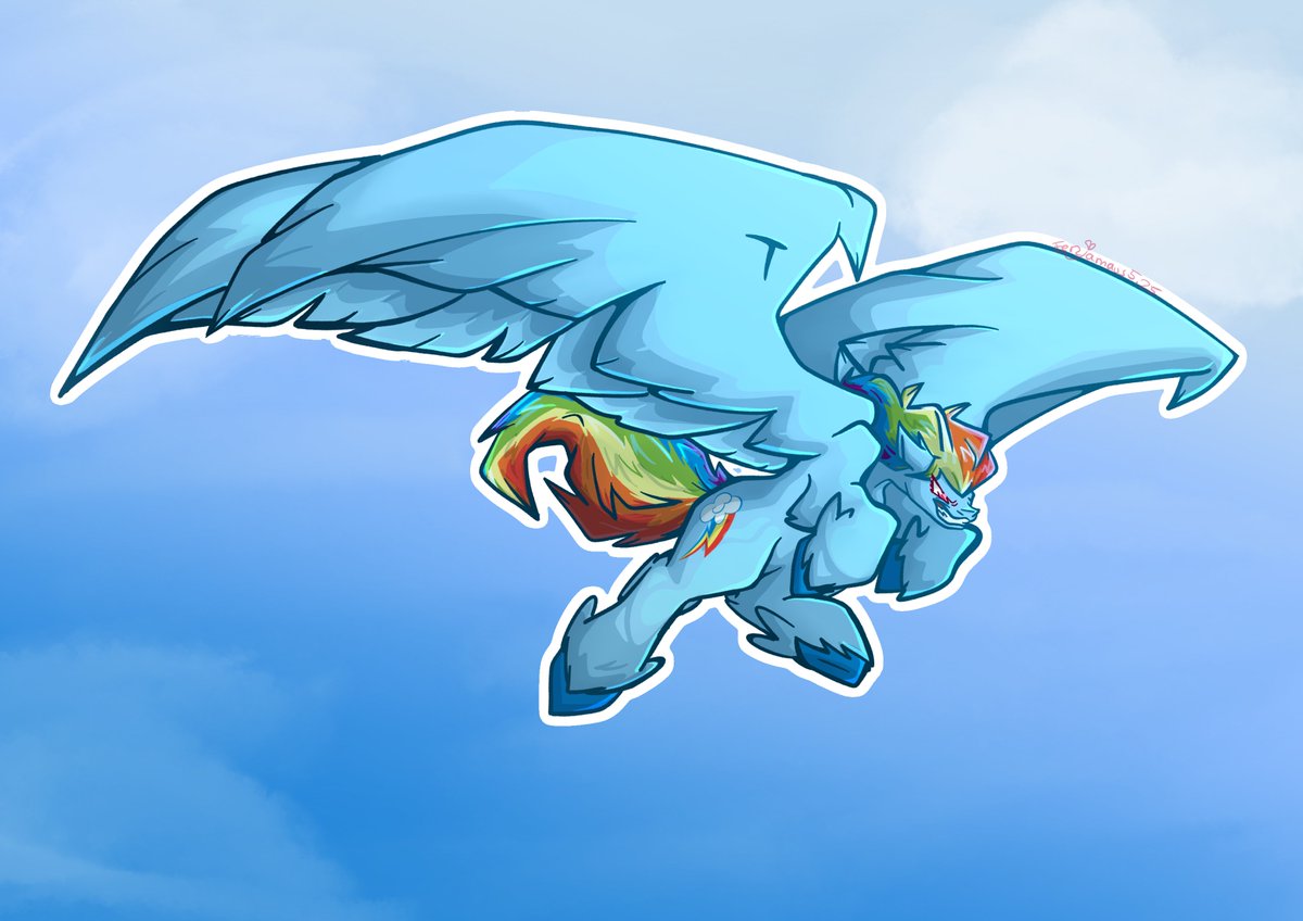 fenja_maus's tweet photo. Rainbow Dash Fanart!!

#digitalart #MLP #mlpfim #mylittlepony #rainbowdash #fanart https://t.co/D4vMlOdrRi