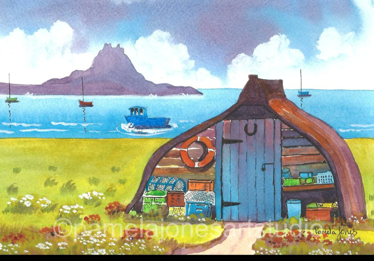artist2005's tweet photo. Boat Shed, Holy Islend, Lindisfarne, Northumberland - Watercolour Print in 9 x 7 '' Mount - from my Original watercolour - great #smallgiftidea #fathersdaygift
#birthdaygift #giftforafriend #etsyshop #pamelajonesartstudio
https://t.co/CuYmpLoYTD https://t.co/K3UzCLmU2F