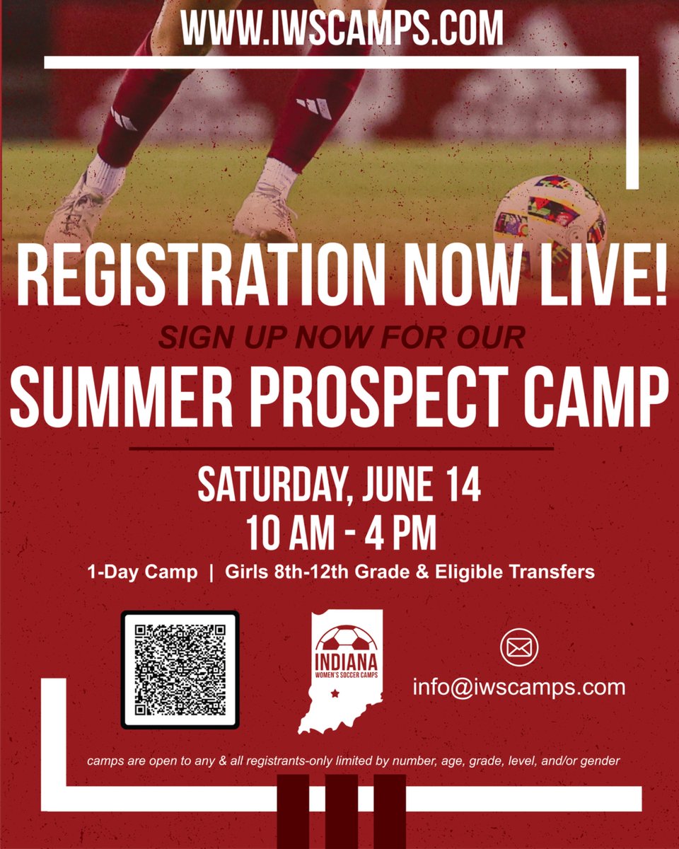 Couldn’t make the Spring Prospect Camp? No worries! Our Summer Prospect Camp is just a little over a week away. Come train like a Hoosier!!