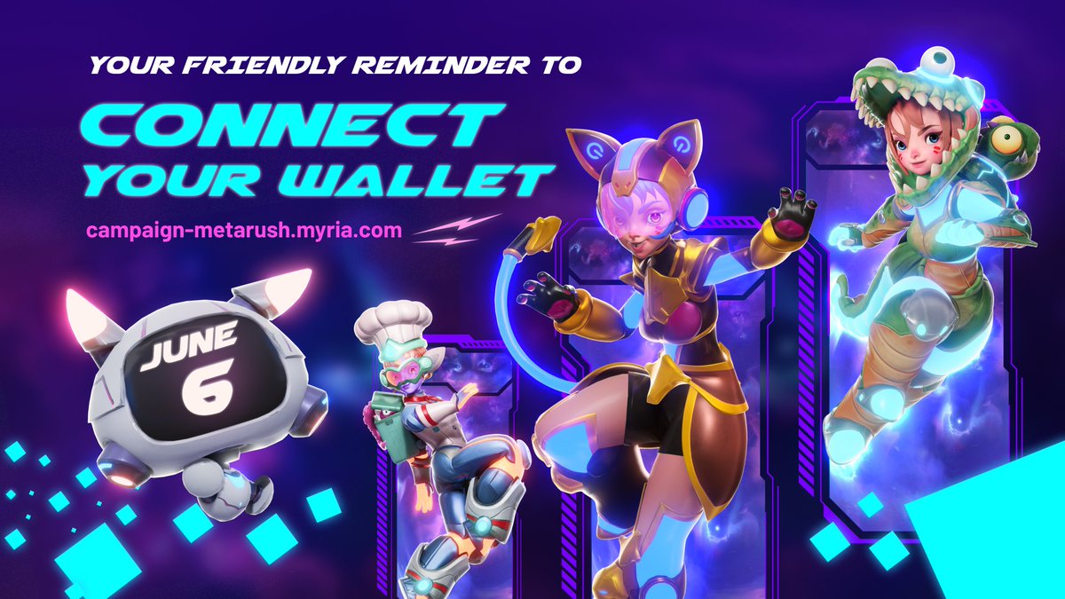 We're almost at the finish line! 🏁

The Metarush Social Campaign ends TOMORROW.

📌 Post gameplay
📌 Connect your wallet
📌 Qualify for airdrops

Remember: The reward claim for the Social Campaign is automated, and requires a connected wallet.

Meanwhile, P2A claim for Season 1