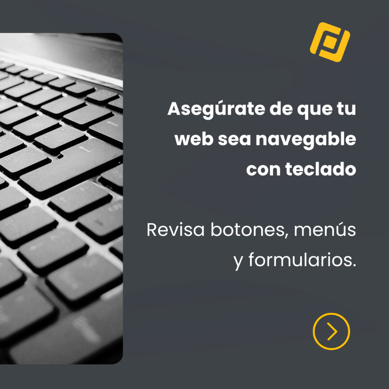 EsProfile's tweet photo. No necesitas rediseñar tu web para mejorar su accesibilidad. Con pequeños cambios puedes lograr un gran impacto.

🔈 Descubre 4 formas prácticas de hacerlo.

👉 ¿Quieres una revisión? Te preparamos un informe con mejoras clave.

#AccesibilidadWeb #UX