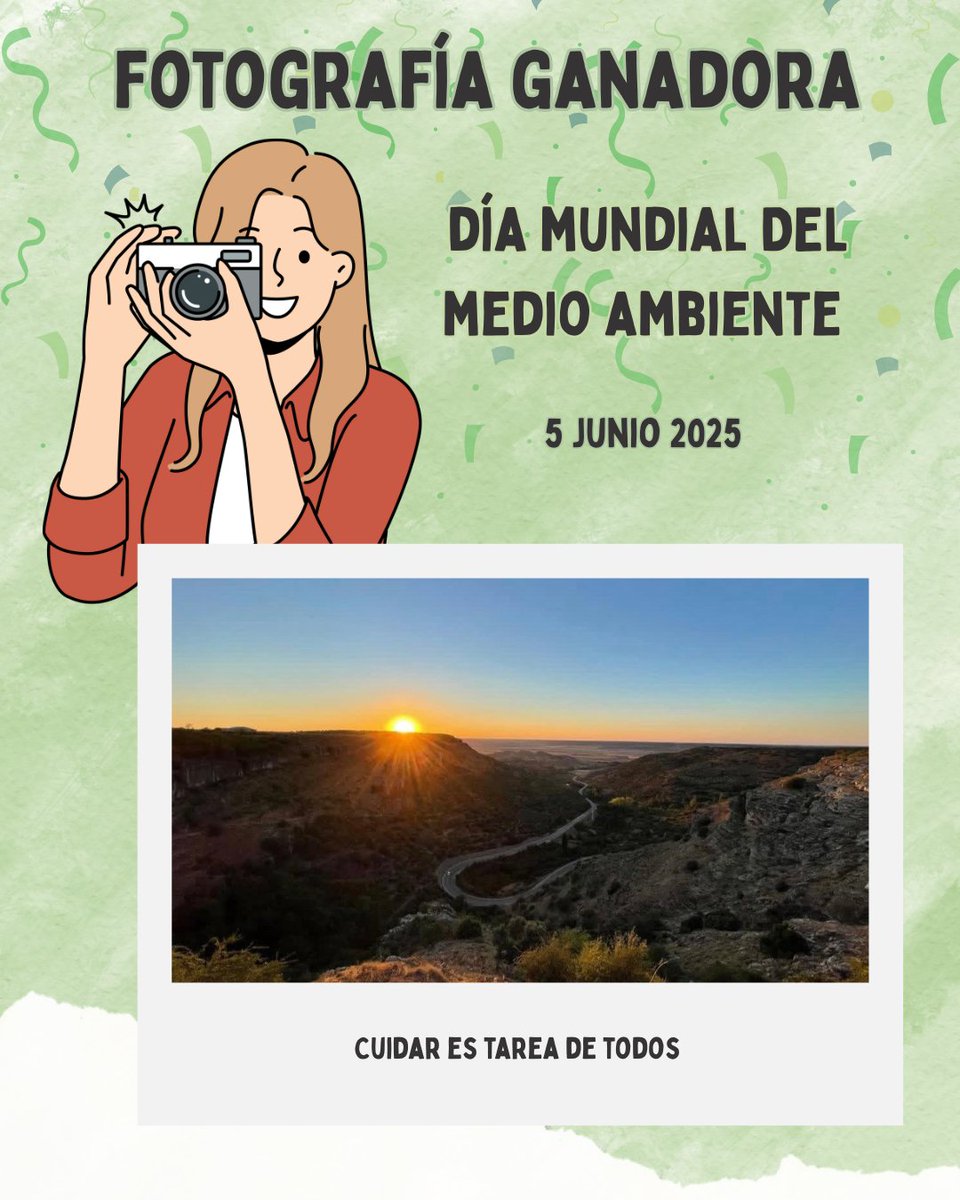 🏆 ¡Ya tenemos foto ganadora!
Celebramos el #DíaDelMedioAmbiente compartiendo la imagen que mejor capturó la belleza y el compromiso con nuestro planeta 🌍📸
Gracias a quienes participaron. Ver la naturaleza con otros ojos, es el primer paso para cuidarla 💚
#ConcursoFotografía