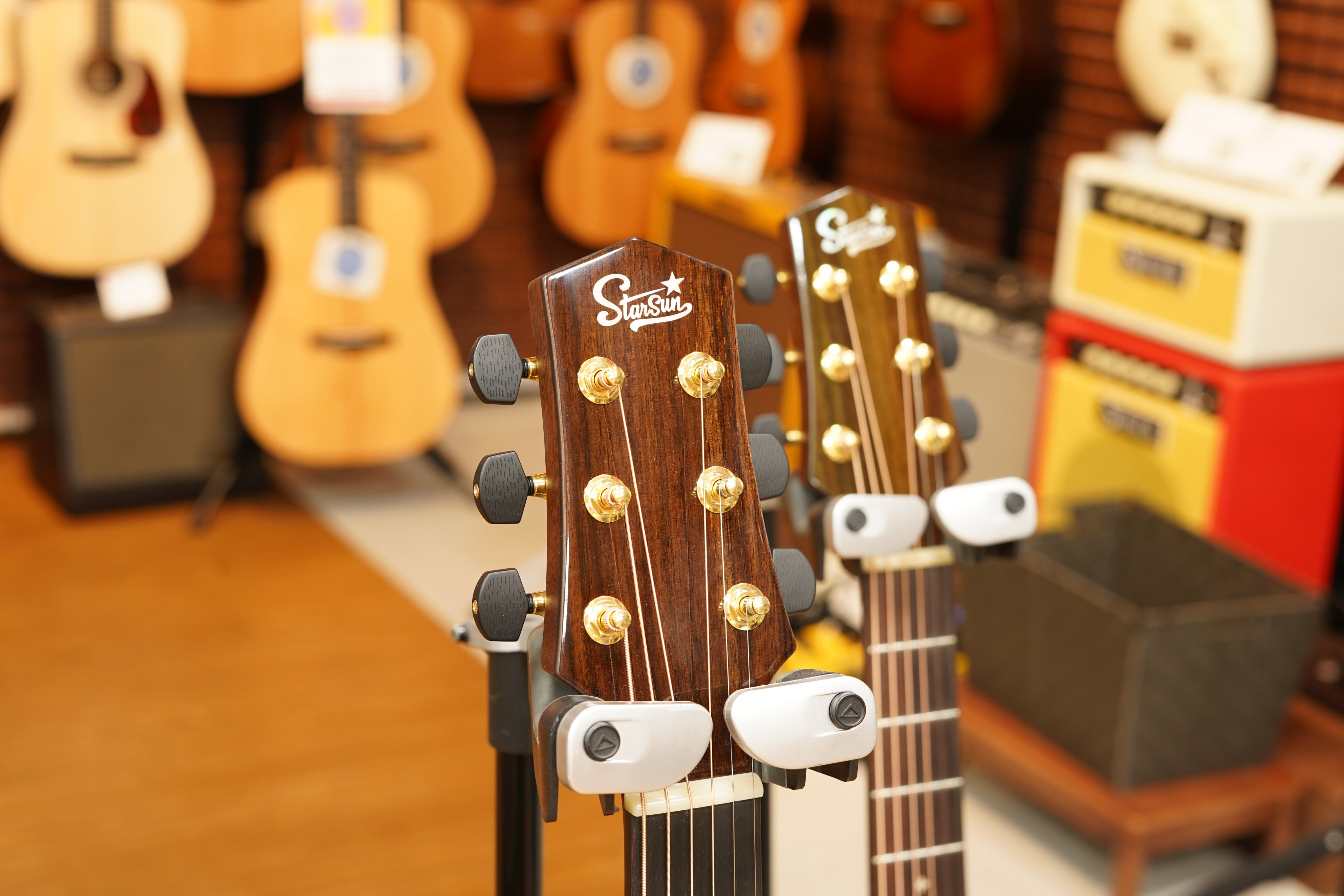 ❤️弦高調整済！「Star Sun DG-120NA」かわいいチャレンジギタ〜♫ ❤️弦高調整済！「Star Sun DG-120NA」かわいいチャレンジギタ