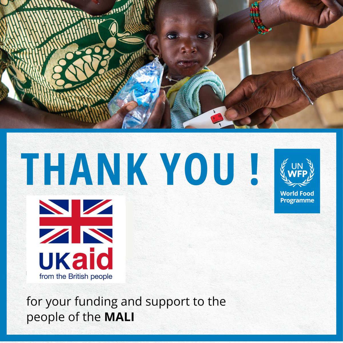 WFP Mali (@wfp_mali) on Twitter photo Thank you <a href="/FCDOGovUK/">Foreign, Commonwealth & Development Office</a> for the generous US$9⃣1⃣0⃣0⃣0⃣0⃣ support to <a href="/WFP_Mali/">WFP Mali</a>, working with the government 🇲🇱 to prevent wasting.
This 5-year funding will allow to optimize policies & programs and define clear preventive measures in #Mali's food-insecure context.
#ThursdayThankYou Thank you <a href="/FCDOGovUK/">Foreign, Commonwealth & Development Office</a> for the generous US$9⃣1⃣0⃣0⃣0⃣0⃣ support to <a href="/WFP_Mali/">WFP Mali</a>, working with the government 🇲🇱 to prevent wasting.
This 5-year funding will allow to optimize policies & programs and define clear preventive measures in #Mali's food-insecure context.
#ThursdayThankYou