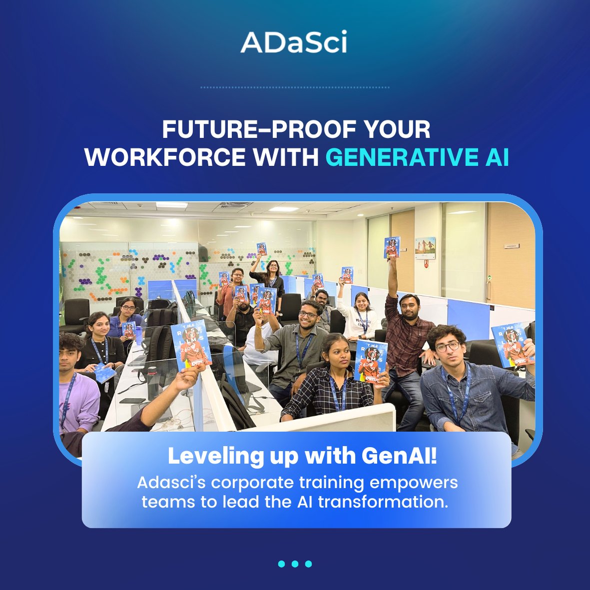 #Throwback to a high-impact corporate training by Adasci, where teams got hands-on with Generative AI to stay ahead in a rapidly evolving tech landscape.

Ready to future-proof your workforce? Explore our training programs today: adasci.org/corporate-trai…

#GenerativeAI