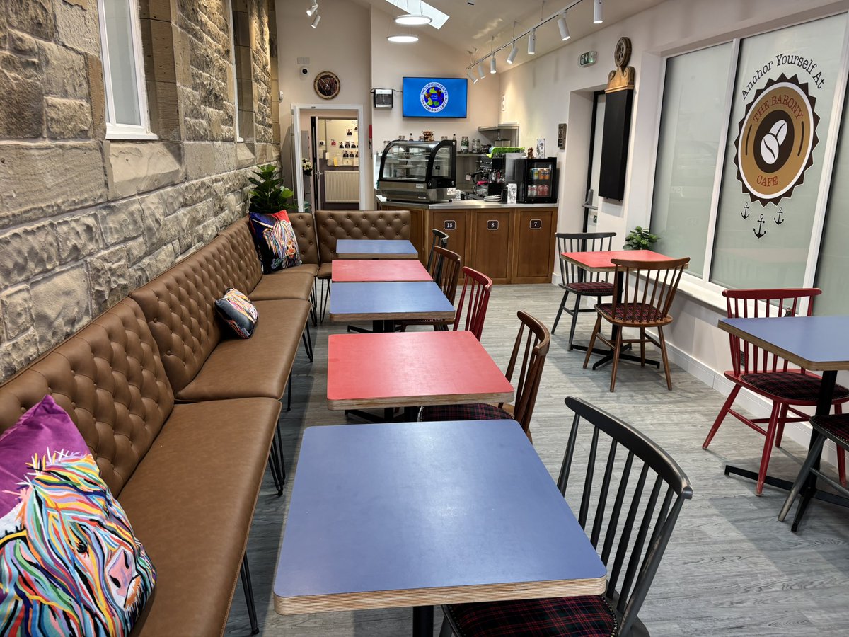 Our Barony Cafe is open today and tomorrow (Thursday and Friday) for a ‘soft’ opening from 10am-2pm if you want to pop in.
We hope to see you there. 😃 ☕️ 🍰