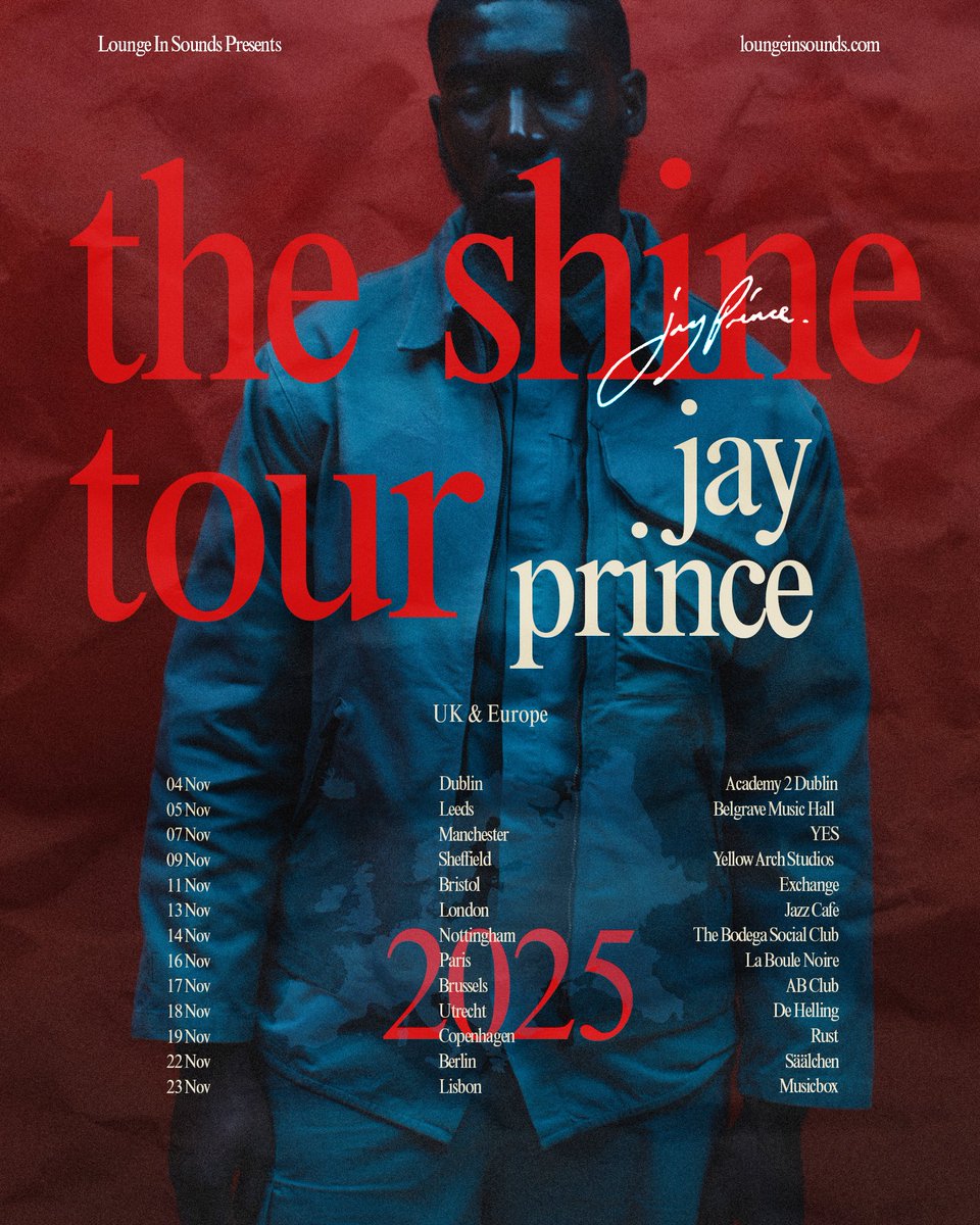 THE SHINE TOUR 2025 🌍

Tickets: loungeinsounds.com