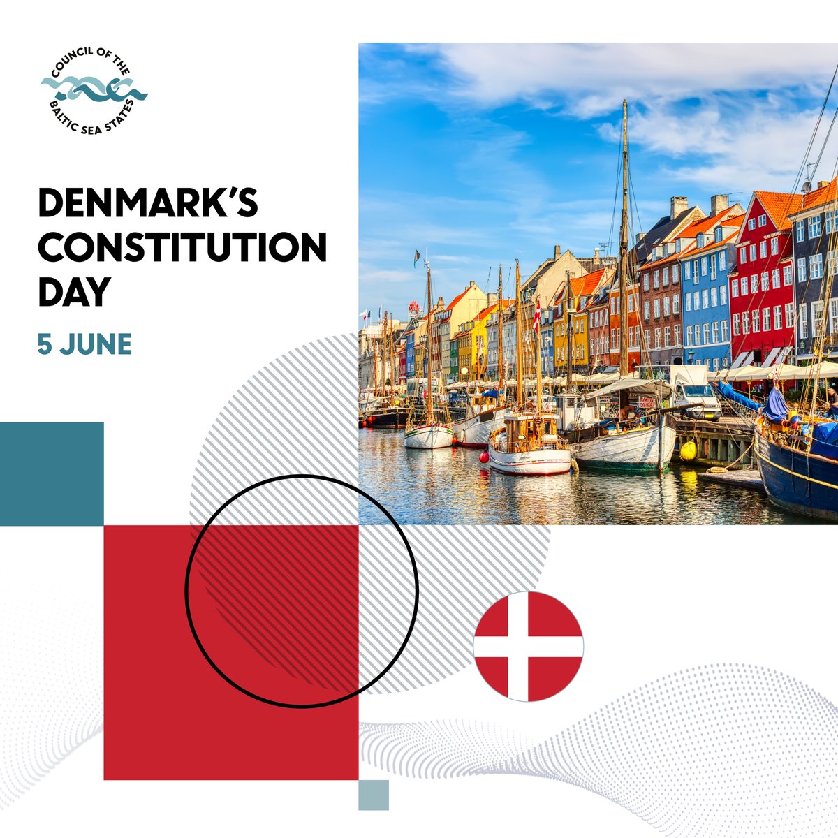 CBSSsecretariat's tweet image. 🇩🇰 Today, 5 June, we celebrate Denmark’s Constitution Day – a tribute to democracy, civic rights, and the values enshrined in the Danish Constitution, first adopted in 1849.
Tillykke med Grundlovsdag, #Denmark! 🎉
Discover more about Denmark – one of the ten CBSS Member States:…