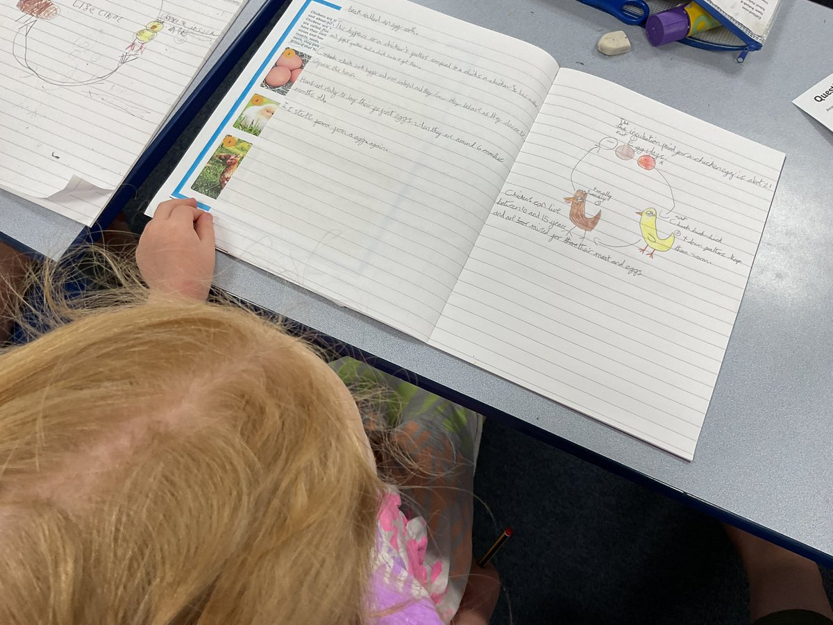 PDA_Y2's tweet image. In Science, we enjoyed learning all about the life cycle of a chicken and presenting what we had learnt as a diagram with detailed labelling. Great job! ⭐️🐣🐓#pdascience