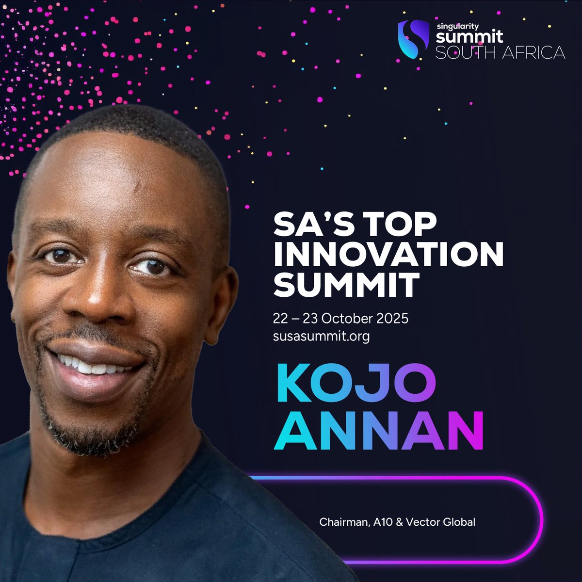 Singularity South Africa (@susouthafrica) on Twitter photo Our first line up of future makers shaping the future at SUSA Summit 2025, where AI, biotech, longevity, disruption, and exponential tech converge.
First group of confirmed speakers:
🔹 <a href="/tiffanyjvora/">Tiffany J Vora</a> – Biotech futurist unlocking life’s code
🔹 <a href="/vukosi/">Vukosi Marivate 🇿🇦🚀📊</a> Marivate – Leading Our first line up of future makers shaping the future at SUSA Summit 2025, where AI, biotech, longevity, disruption, and exponential tech converge.
First group of confirmed speakers:
🔹 <a href="/tiffanyjvora/">Tiffany J Vora</a> – Biotech futurist unlocking life’s code
🔹 <a href="/vukosi/">Vukosi Marivate 🇿🇦🚀📊</a> Marivate – Leading
