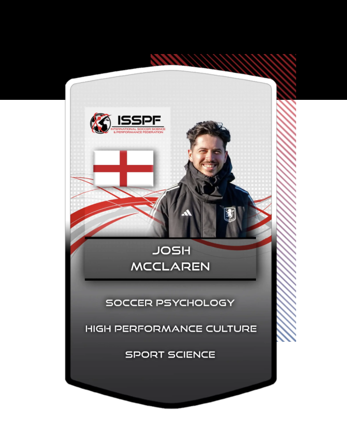 Meet Josh McClaren 🧠
Sport Psychologist at Aston Villa Women &amp; Newcastle United Women.
His insights on soccer psychology &amp; high-performance culture are now live inside our courses.
Train the mind. Elevate the game.
#SportPsychology #SoccerCoach