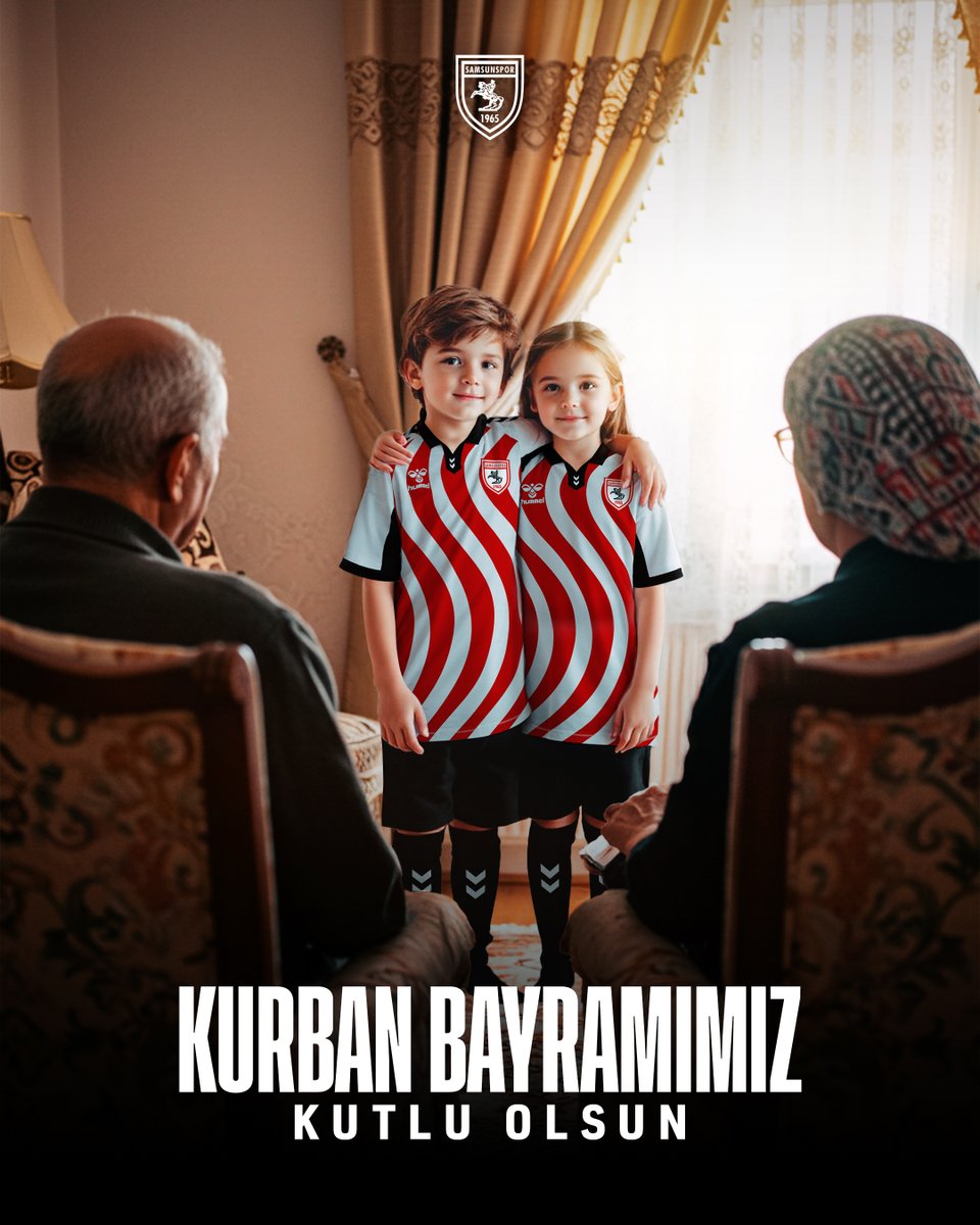 Kurban Bayramınızı en içten dileklerimizle kutlarız! 

Sevdiklerinizle birlikte; sağlık, bereket ve mutluluk dolu bir bayram geçirmenizi dileriz. ❤️

#Samsunspor #KurbanBayramı #EidAlAdha #EidMubarak