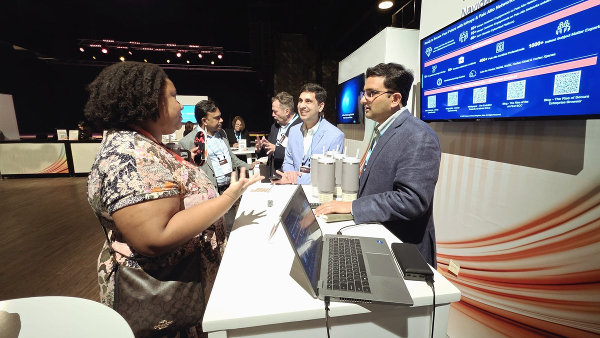 InfosysEvents's tweet image. Delighted to be part of Ignite on Tour’25 in Dallas! #InfosysCyberSecurity leaders engaged in interactive discussions with executives at Infosys’ booth, showcasing our security solutions powered by #PaloAltoNetworks.
Learn more: bit.ly/44an4Cv
#FortifyCyber…