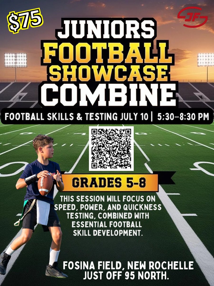 WCSCA (@wcsca914) on Twitter photo 🚨1st Annual Juniors Football Showcase Combine for Grades 5–8 — on a college field! 🏟️🔥
🏈 $75 gets:
✅ Speed, power, COD testing
📈 Year-to-year tracking
🎯 Skill work w/coaches
📸 Pro photos
<a href="/jerryflora1/">jerry flora</a>
Big value. Big stage. Let’s go! 💪 #YouthFootball #FootballCombine 🚨1st Annual Juniors Football Showcase Combine for Grades 5–8 — on a college field! 🏟️🔥
🏈 $75 gets:
✅ Speed, power, COD testing
📈 Year-to-year tracking
🎯 Skill work w/coaches
📸 Pro photos
<a href="/jerryflora1/">jerry flora</a>
Big value. Big stage. Let’s go! 💪 #YouthFootball #FootballCombine