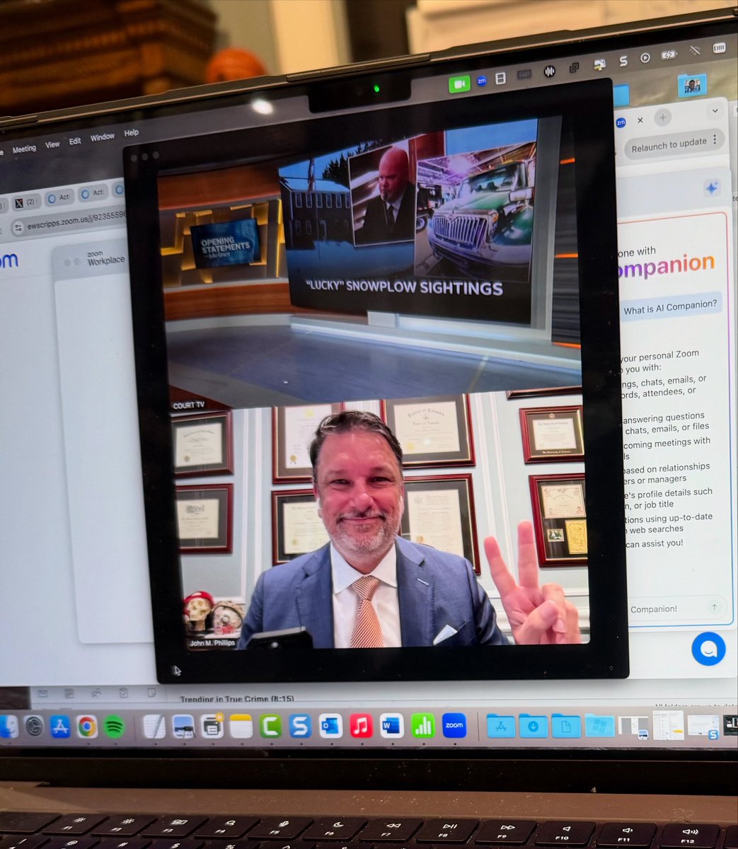 About to go live with @juliegrantesq on <a href="/CourtTV/">Court TV</a> talking about Karen Read, Diddy and other national court happenings.