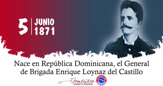 #CubaViveEnSuhistoria 🇨🇺 recordamos hoy a Enrique Loynaz del Castillo en aniversario de su natalicio , general independentista y héroe de la Guerra del 95
<a href="/FrenteDme/">DGE Tercer Frente</a> 
<a href="/CubaMined/">MINED</a> 
@dpesantiago
#Tercerfrente
#SantiagoDeCuba