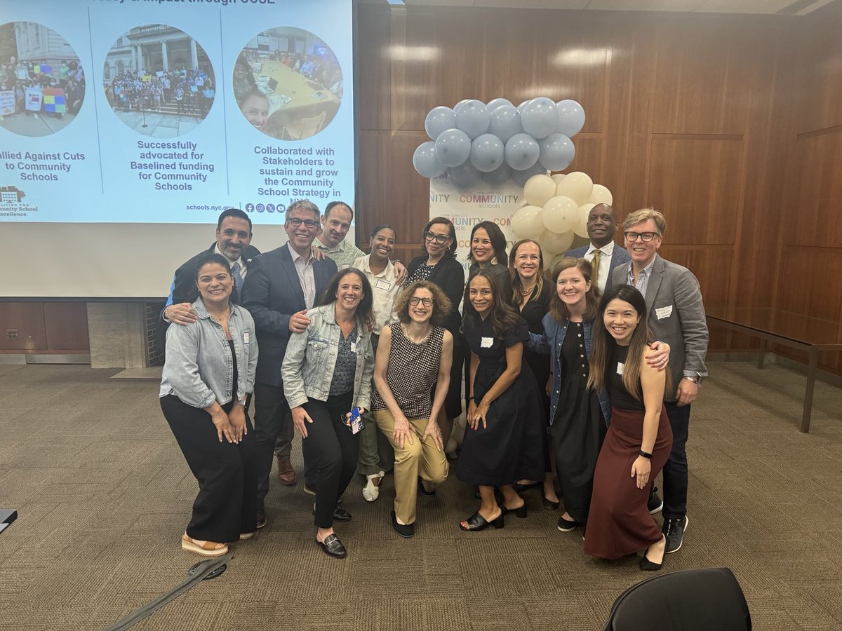 We did it! The 10th Anniversary Celebration of the NYC Community Schools Initiative was a success! We look forward to the next decade of advocacy, shared accountability &amp; best practices, improved student academic outcomes, and working closely with all stakeholders. Thank you 🙏🏾!