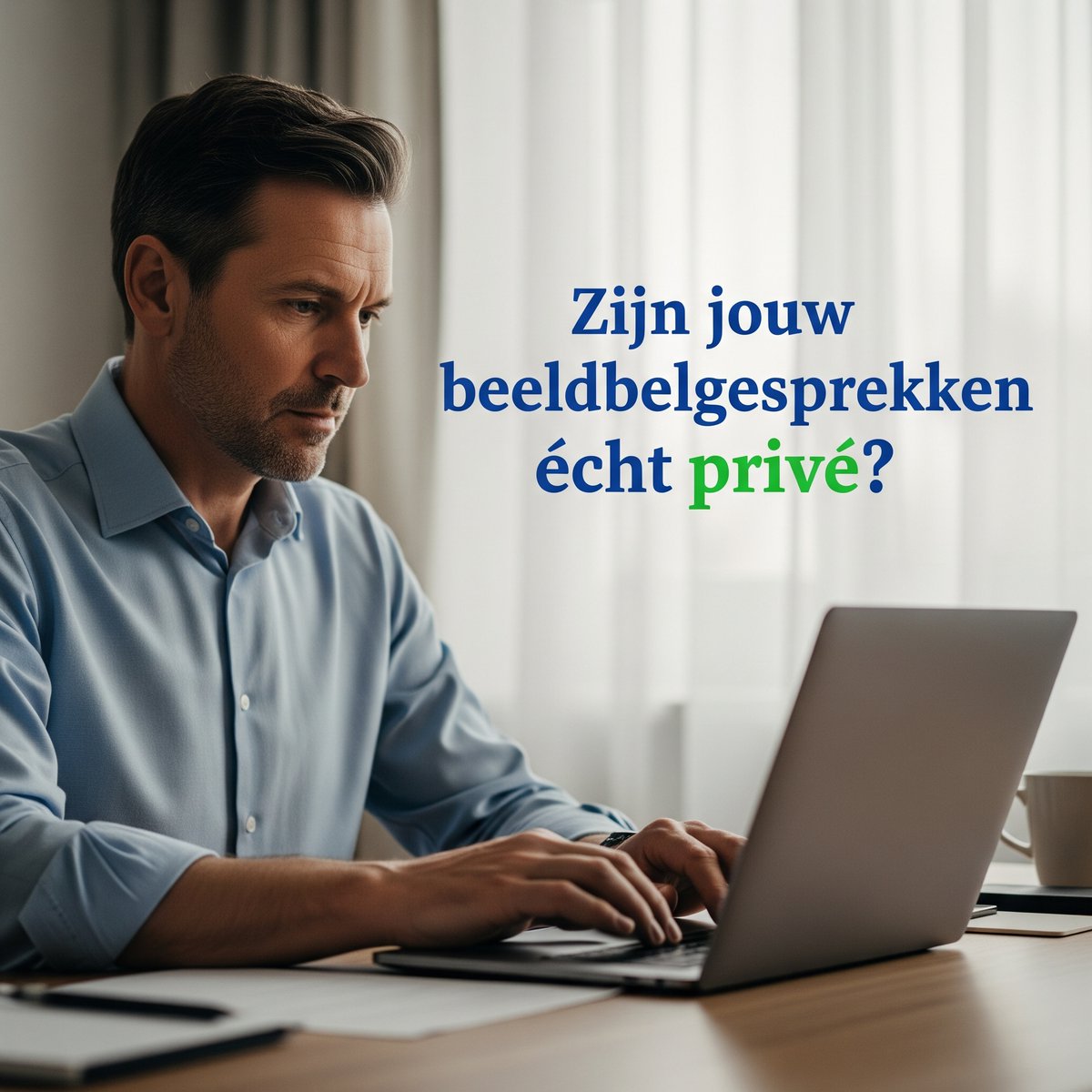 weseedo's tweet photo. Zijn jouw beeldbelgesprekken écht privé? Het nieuws over de digitale infrastructuur van de overheid roept vragen op over dataveiligheid en privacy. Ben jij zeker van de beveiliging van jouw beeldbeloplossing? Zie 👇gratis PDF 'Dé 8 cruciale vragen voor je beeldbelleverancier.' https://t.co/Unnvht9SEZ