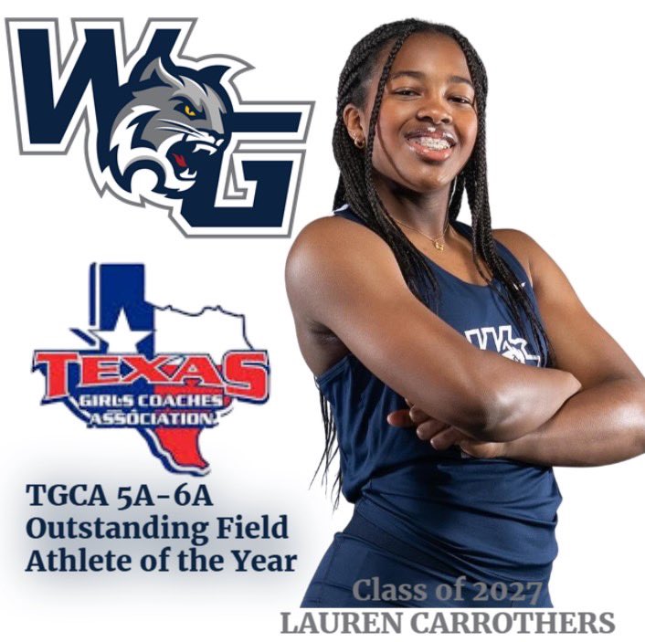 Walnut Grove HS Track/XC (@wghs_xctrack) on Twitter photo Let’s goooo!!! Congratulations are in order for our Wildcat standout <a href="/LaurenC_27/">Lauren Carrothers</a> 🦾🦾🦾 #ALLIN #ProsperProud Let’s goooo!!! Congratulations are in order for our Wildcat standout <a href="/LaurenC_27/">Lauren Carrothers</a> 🦾🦾🦾 #ALLIN #ProsperProud