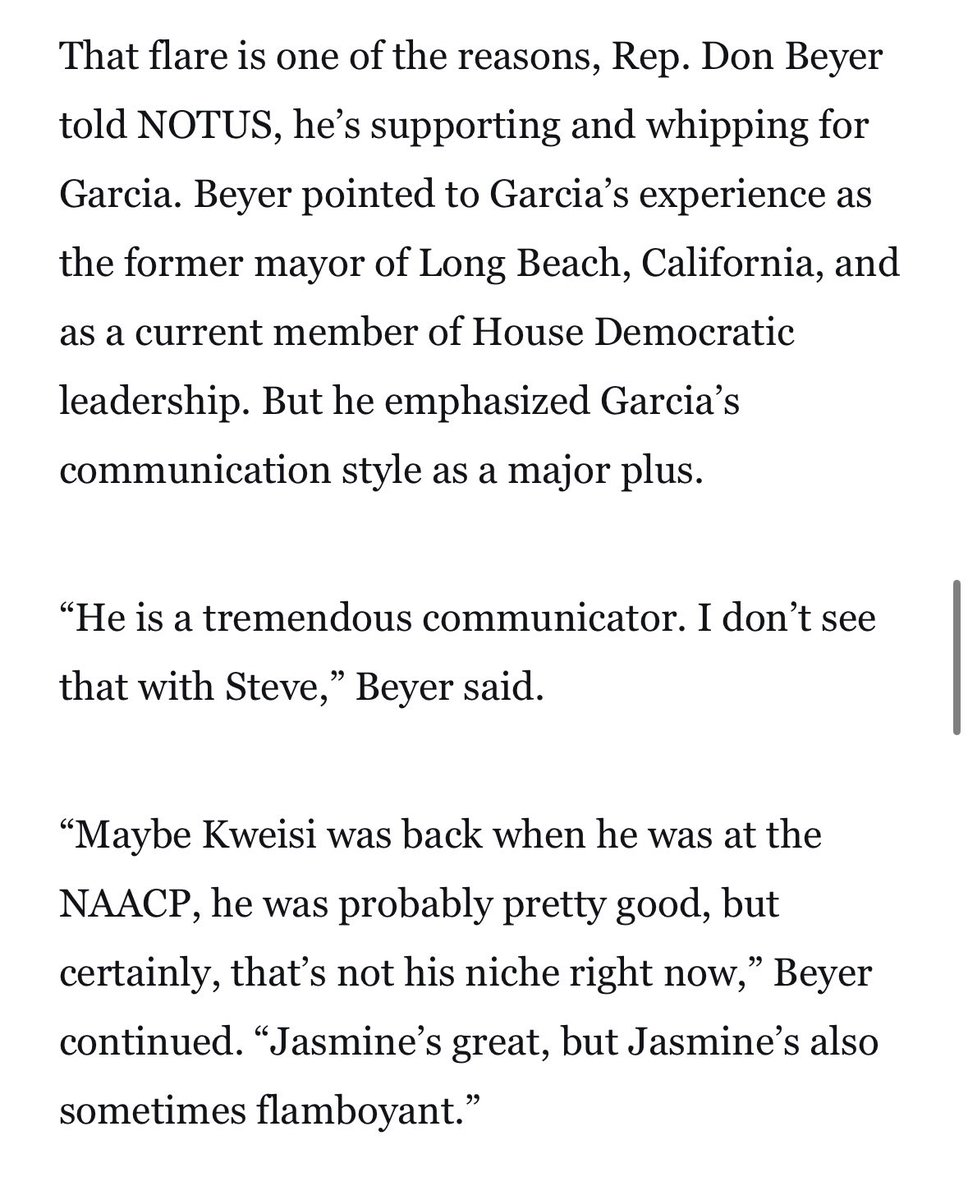 Katherine Swartz (@kv_swartz) on Twitter photo .<a href="/riley_rogerson/">Riley Rogerson</a> with tons of details on the Oversight race.
Here’s Rep. Don Beyer on why he’s supporting Rep. Robert Garcia
notus.org/congress/race-… .<a href="/riley_rogerson/">Riley Rogerson</a> with tons of details on the Oversight race.
Here’s Rep. Don Beyer on why he’s supporting Rep. Robert Garcia
notus.org/congress/race-…