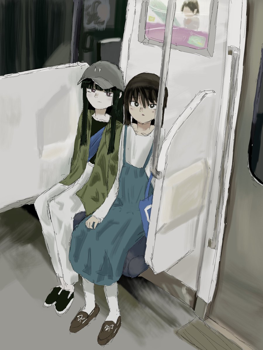 mino_kanmu's tweet image. 私服で街中や電車の中にいれば絶対艦娘だとは思わないだろうなって
