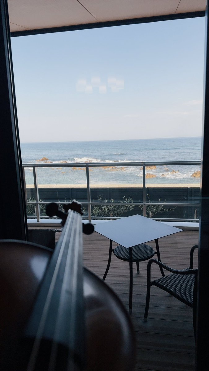 こんな景色見ながら練習できるの幸せすぎる