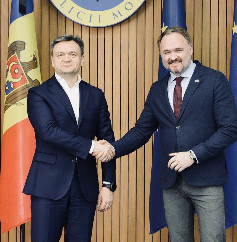 Dan Jørgensen (@danjoergensen) on Twitter photo Honoured to visit Moldova 🇲🇩 a key partner and valued friend of the EU 🇪🇺.
Great meeting with PM <a href="/DorinRecean/">Dorin Recean</a> to mark the start of accession talks and Moldova’s strong progress in phasing out Russian energy. Together, we are building a more secure, European future.
<a href="/EUinMoldova/">EU in the Republic of Moldova</a> Honoured to visit Moldova 🇲🇩 a key partner and valued friend of the EU 🇪🇺.
Great meeting with PM <a href="/DorinRecean/">Dorin Recean</a> to mark the start of accession talks and Moldova’s strong progress in phasing out Russian energy. Together, we are building a more secure, European future.
<a href="/EUinMoldova/">EU in the Republic of Moldova</a>