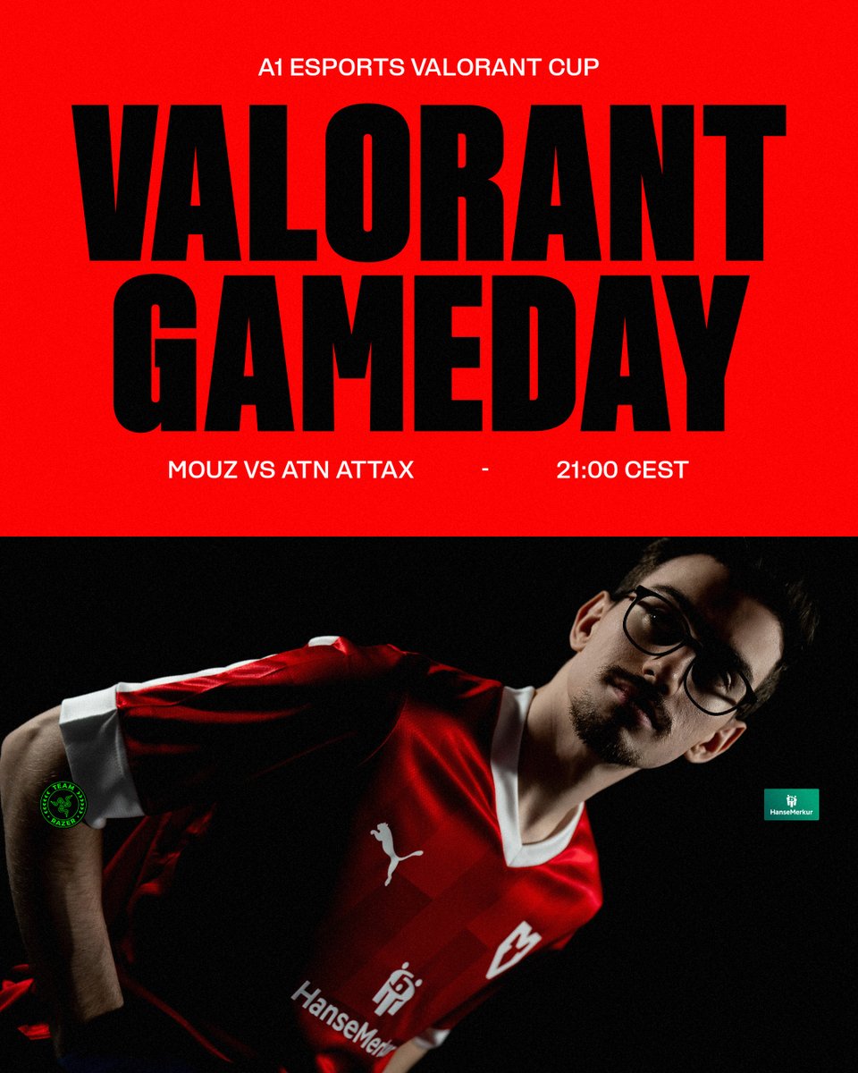 Continuing our conquest at A1 Esports VALORANT.
Today 21:00 CEST against aTTaX

#HanseMerkurEsports
